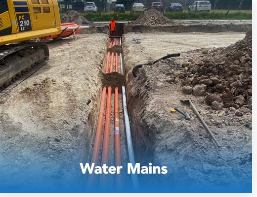 Water mains